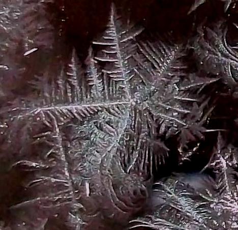 Frost Water Crystal on Mercury